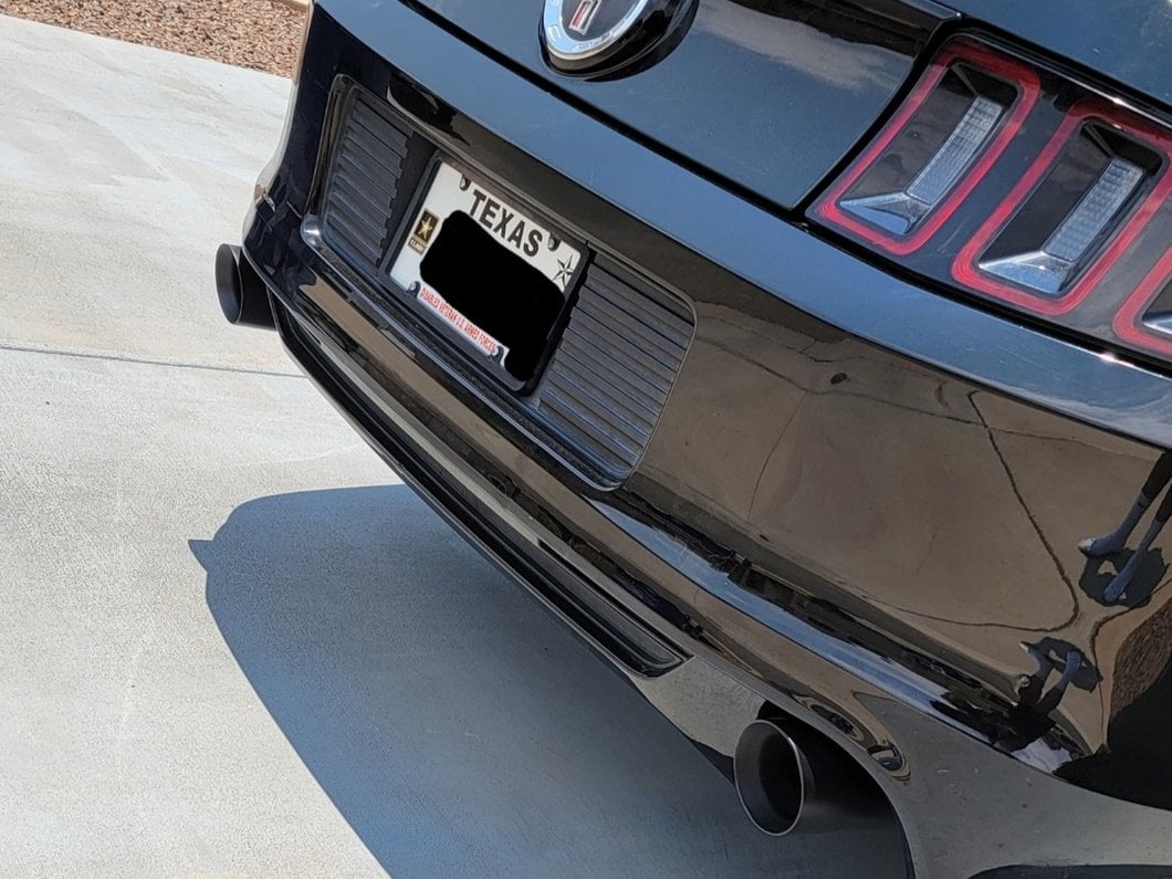 C&L Muffler Delete Axle-Back with Black Tips (11-14 Mustang V6)