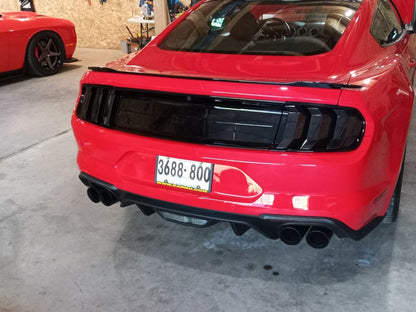 C&L Sport Axle-Back Exhaust with Black Tips (18-23 Mustang GT w/o Active Exhaust)