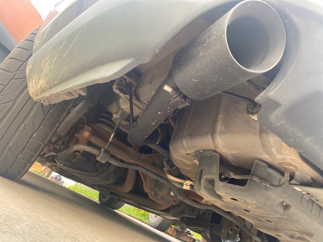 C&L Muffler Delete Axle-Back with Black Tips (11-14 Mustang V6)