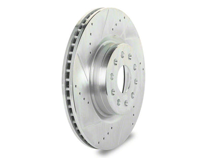 C&L Super Sport HD Cross-Drilled and Slotted Rotors; Front Pair (16-24 Camaro SS w/ 4-Piston Front Calipers; 21-24 Camaro LT1)