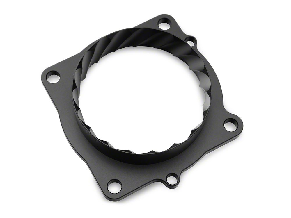 C&L Throttle Body Spacer; Black (06-10 6.1L HEMI Charger; 06-23 5.7L HEMI, 6.4L HEMI Charger)