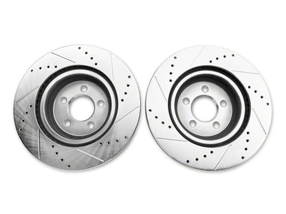 C&L Super Sport Brake Rotor and Pad Kit; Front (09-23 Challenger GT, R/T, Rallye Redline, SXT & T/A w/ Dual Piston Front Calipers; 2011 Challenger SE w/ Dual Piston Front Calipers)