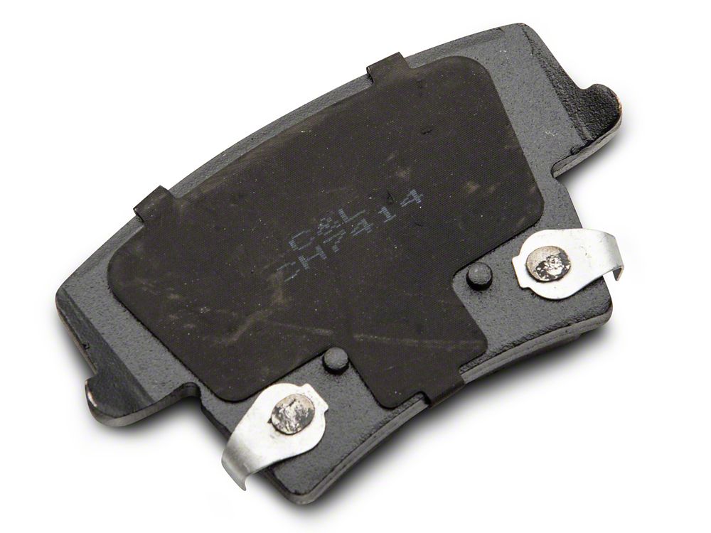 C&L Super Sport Ceramic Brake Pads; Rear Pair (09-23 Challenger GT, R/T, Rallye Redline, SE, SXT & T/A w/ Dual Piston Front Calipers & Vented Rear Rotors)