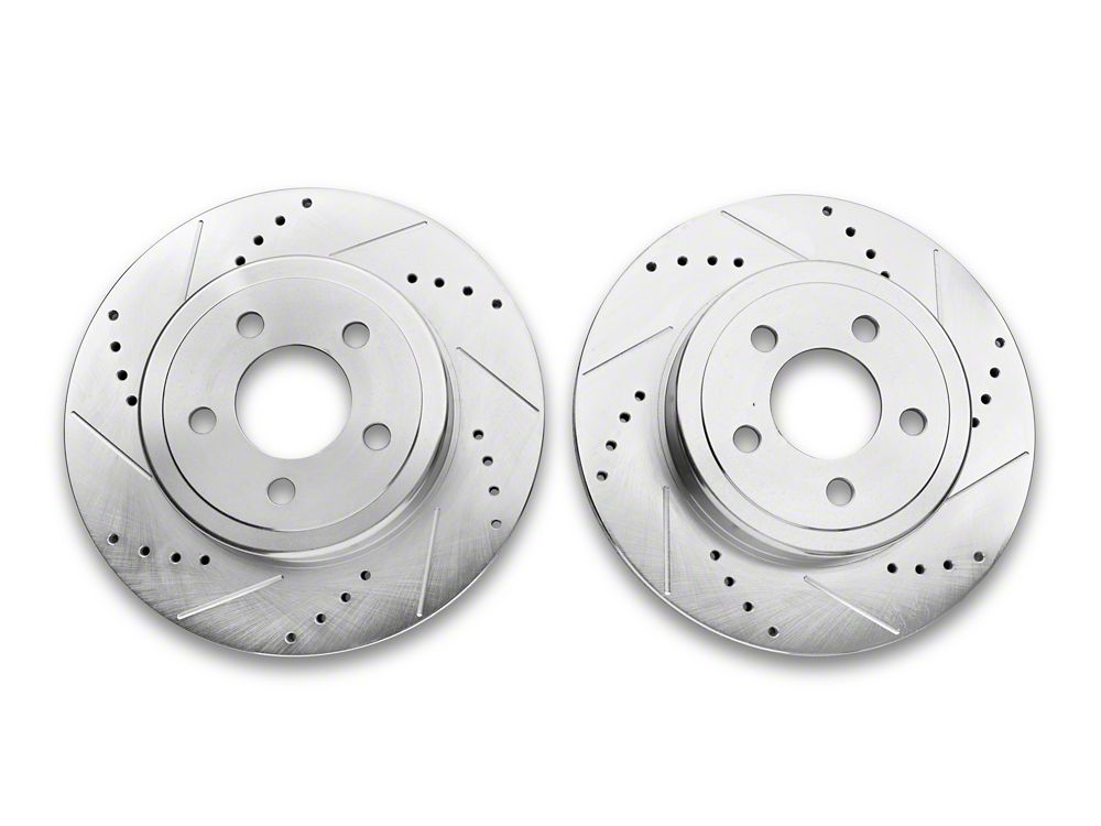 C&L Super Sport Brake Rotor and Pad Kit; Front and Rear (09-23 Challenger GT, R/T, Rallye Redline, SXT & T/A w/ Dual Piston Front Calipers; 2011 Challenger SE w/ Dual Piston Front Calipers)