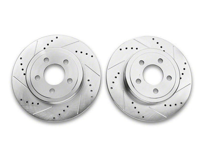 C&L Super Sport Brake Rotor and Pad Kit; Front and Rear (09-23 Challenger GT, R/T, Rallye Redline, SXT & T/A w/ Dual Piston Front Calipers; 2011 Challenger SE w/ Dual Piston Front Calipers)