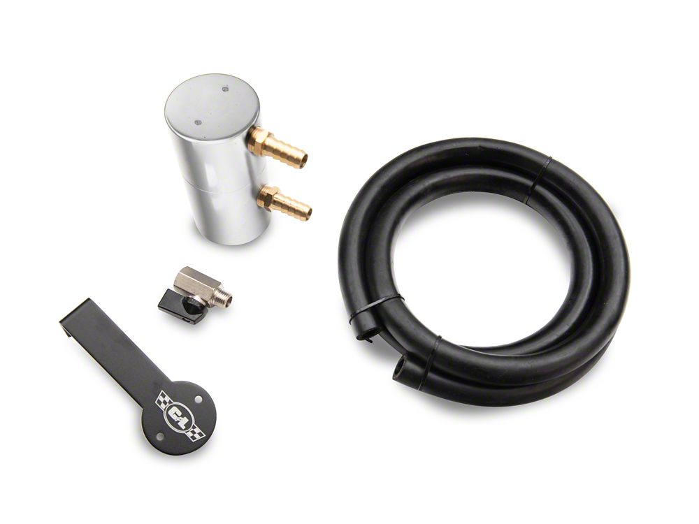 C&L Oil Separator; Polished; Passenger Side (09-23 5.7L HEMI Challenger)