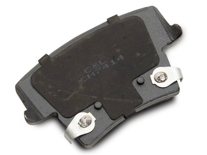 C&L Super Sport Brake Rotor and Pad Kit; Rear (06-23 Charger AWD SE, AWD SXT, Daytona, GT & R/T w/ Dual Piston Front Calipers)