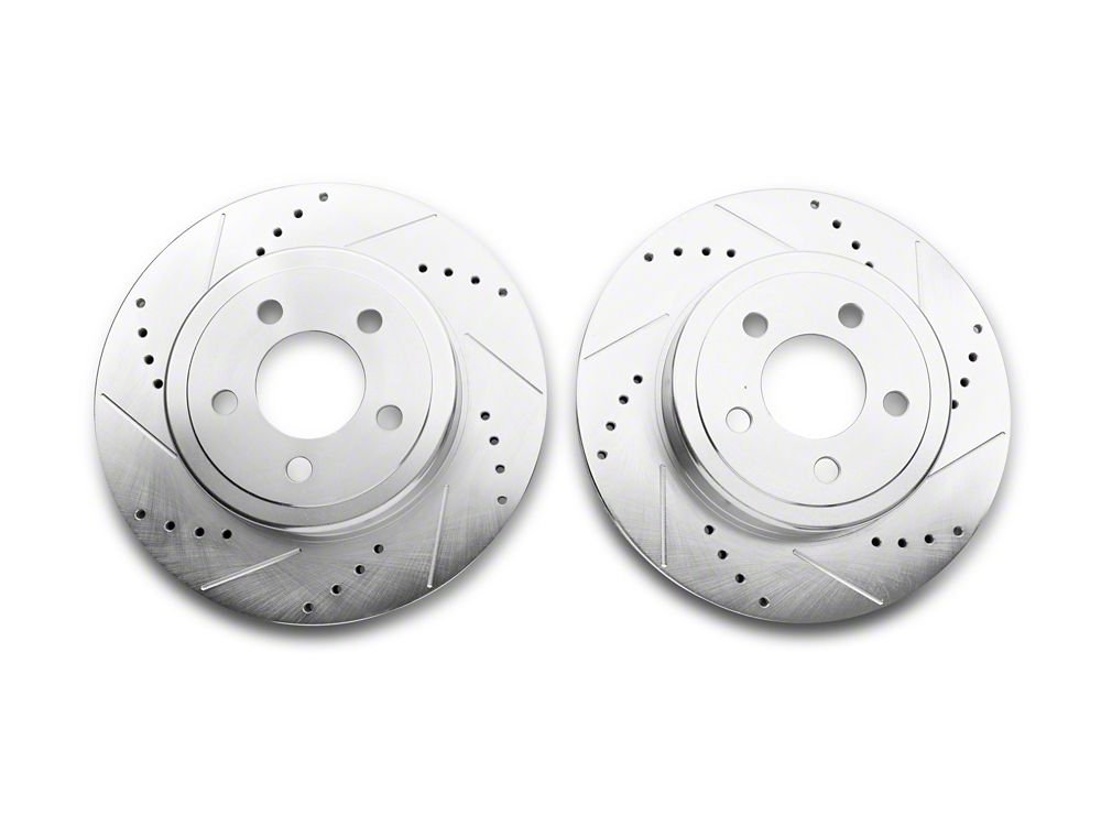 C&L Super Sport Brake Rotor and Pad Kit; Rear (06-23 Charger AWD SE, AWD SXT, Daytona, GT & R/T w/ Dual Piston Front Calipers)
