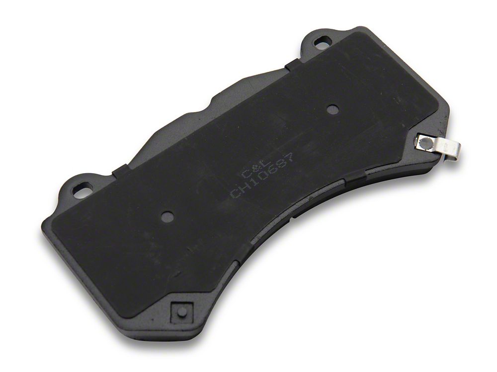 C&L Super Sport Ceramic Brake Pads; Front Pair (15-23 Charger Daytona 392, Scat Pack 392, SRT 392 & SRT Hellcat w/ 6-Piston Front Calipers)