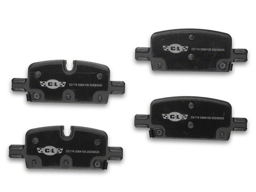 C&L Super Sport Ceramic Brake Pads; Rear Pair (21-26 Tahoe)