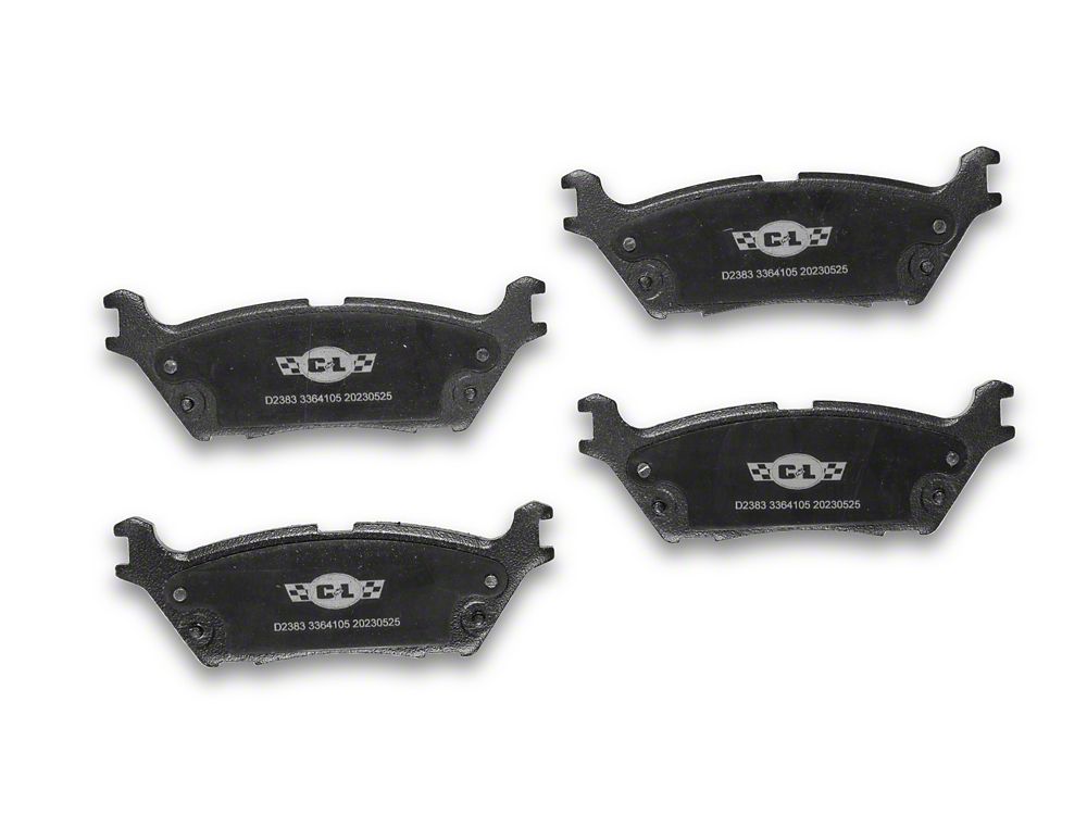 C&L Super Sport Ceramic Brake Pads; Rear Pair (22-25 F-150 Lightning)