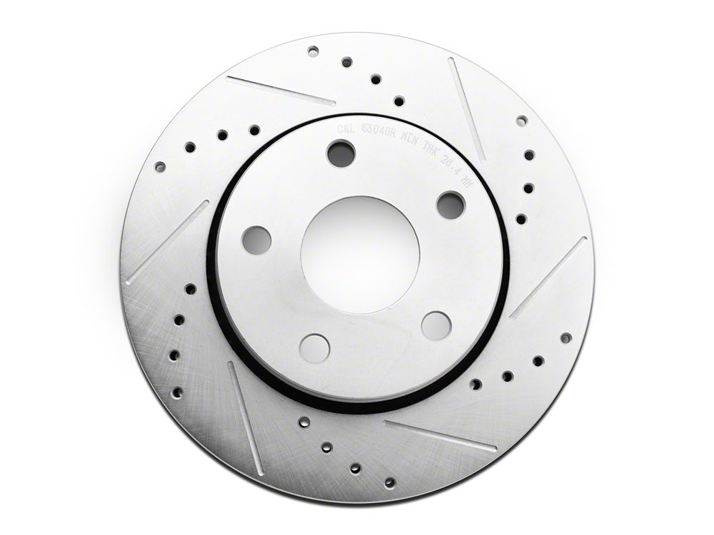 C&L Super Sport HD Brake Rotor and Pad Kit; Front (07-18 Jeep Wrangler JK)