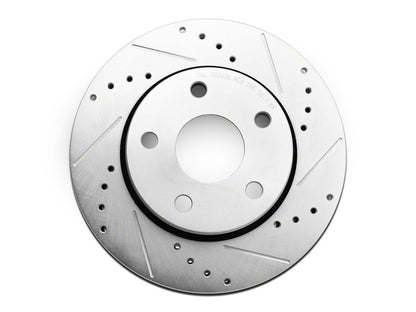 C&L Super Sport HD Brake Rotor and Pad Kit; Front (07-18 Jeep Wrangler JK)