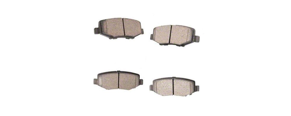 C&L Super Sport HD Ceramic Brake Pads; Rear Pair (07-18 Jeep Wrangler JK)