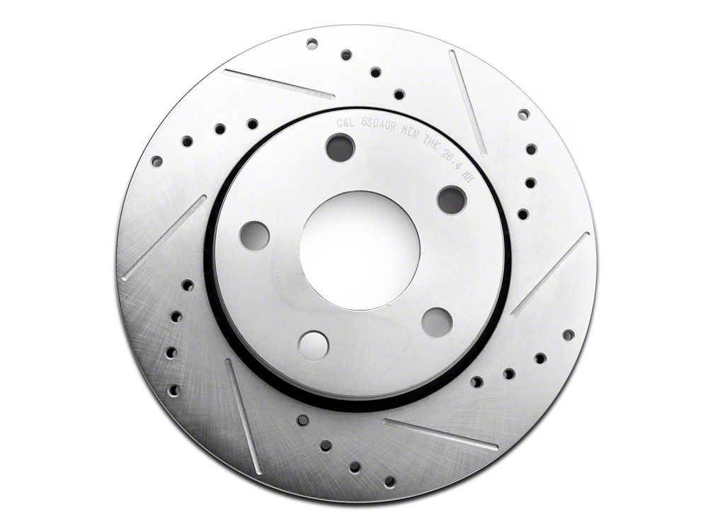 C&L Super Sport HD Brake Rotor and Pad Kit; Front and Rear (07-18 Jeep Wrangler JK)