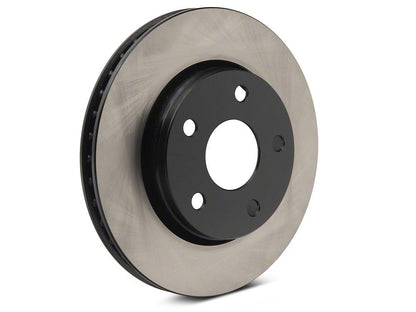 C&L OE Replacement Black Coated Rotor; Front (07-18 Jeep Wrangler JK)