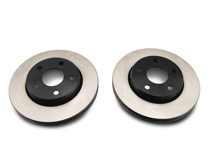C&L OE Replacement Black Coated Rotor; Front (07-18 Jeep Wrangler JK)