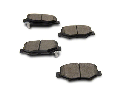 C&L OE Replacement Black Coated Brake Rotor and Pad Kit; Rear (07-18 Jeep Wrangler JK)