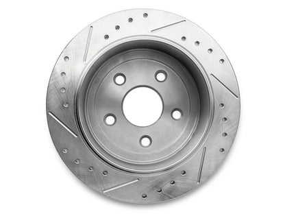 C&L Super Sport HD Cross-Drilled and Slotted Rotors; Front and Rear (07-18 Jeep Wrangler JK)