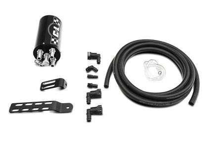 C&L Gen 2 Monster Oil Separator Catch Can; Black (Universal; Some Adaptation May Be Required)