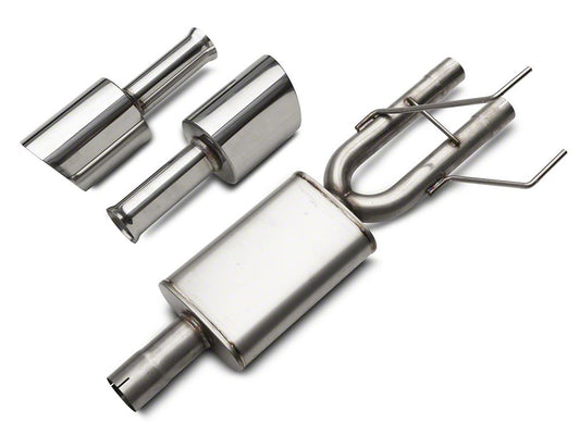 C&L Direct-Fit Performance Muffler with Polished Tips (09-18 5.7L RAM 1500 w/ Factory Dual Exhaust)