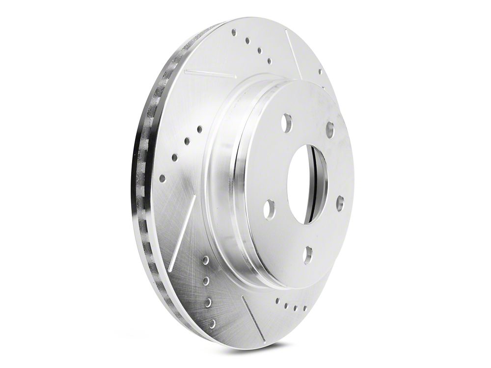 C&L Super Sport HD Cross-Drilled and Slotted 5-Lug Rotors; Front Pair (06-18 RAM 1500, Excluding SRT-10 & Mega Cab)