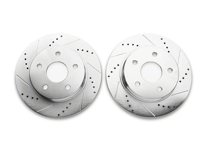 C&L Super Sport HD Cross-Drilled and Slotted 5-Lug Rotors; Front Pair (06-18 RAM 1500, Excluding SRT-10 & Mega Cab)