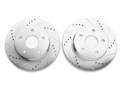C&L Super Sport HD 5-Lug Brake Rotor and Pad Kit; Front (06-18 RAM 1500, Excluding SRT-10 & Mega Cab)