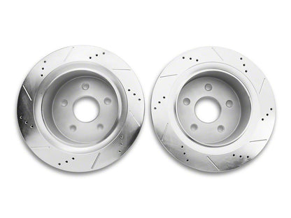 C&L Super Sport HD 5-Lug Brake Rotor and Pad Kit; Front (06-18 RAM 1500, Excluding SRT-10 & Mega Cab)