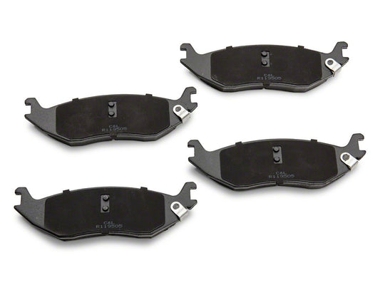 C&L Super Sport HD 5-Lug Brake Rotor and Pad Kit; Rear (02-18 RAM 1500, Excluding SRT-10 & Mega Cab)