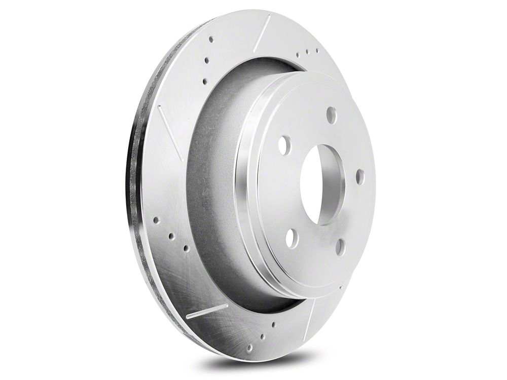 C&L Super Sport HD 5-Lug Brake Rotor and Pad Kit; Rear (02-18 RAM 1500, Excluding SRT-10 & Mega Cab)