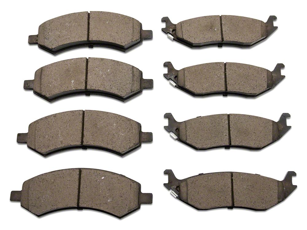 C&L Super Sport HD 5-Lug Brake Rotor and Pad Kit; Front and Rear (06-18 RAM 1500, Excluding SRT-10 & Mega Cab)