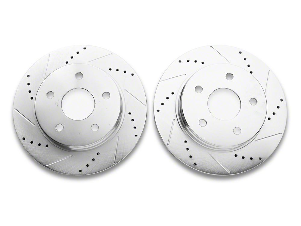 C&L Super Sport HD 5-Lug Brake Rotor and Pad Kit; Front and Rear (06-18 RAM 1500, Excluding SRT-10 & Mega Cab)