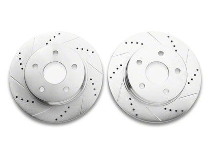 C&L Super Sport HD 5-Lug Brake Rotor and Pad Kit; Front and Rear (06-18 RAM 1500, Excluding SRT-10 & Mega Cab)
