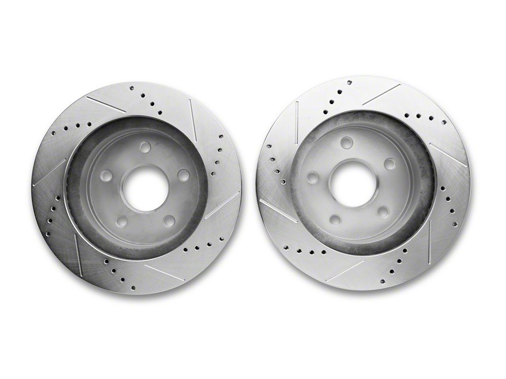 C&L Super Sport HD 5-Lug Brake Rotor and Pad Kit; Front and Rear (06-18 RAM 1500, Excluding SRT-10 & Mega Cab)