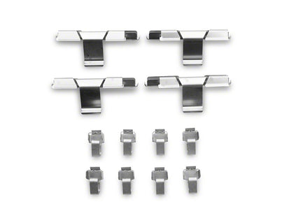 C&L Super Sport HD 5-Lug Brake Rotor and Pad Kit; Front and Rear (06-18 RAM 1500, Excluding SRT-10 & Mega Cab)