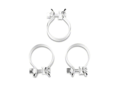 C&L Dual Exhaust System with Polished Tips; Rear Exit (19-24 5.7L RAM 1500 w/ Factory Dual Exhaust)