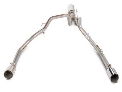 C&L Dual Exhaust System with Polished Tips; Rear Exit (09-18 5.7L RAM 1500 w/ Factory Dual Exhaust)