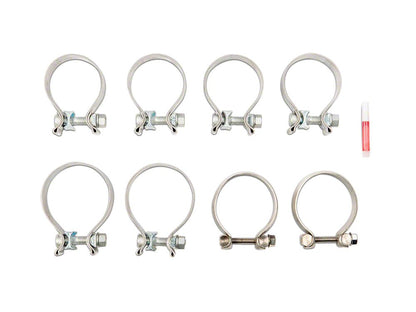 C&L Dual Exhaust System with Polished Tips; Rear Exit (09-18 5.7L RAM 1500 w/ Factory Dual Exhaust)