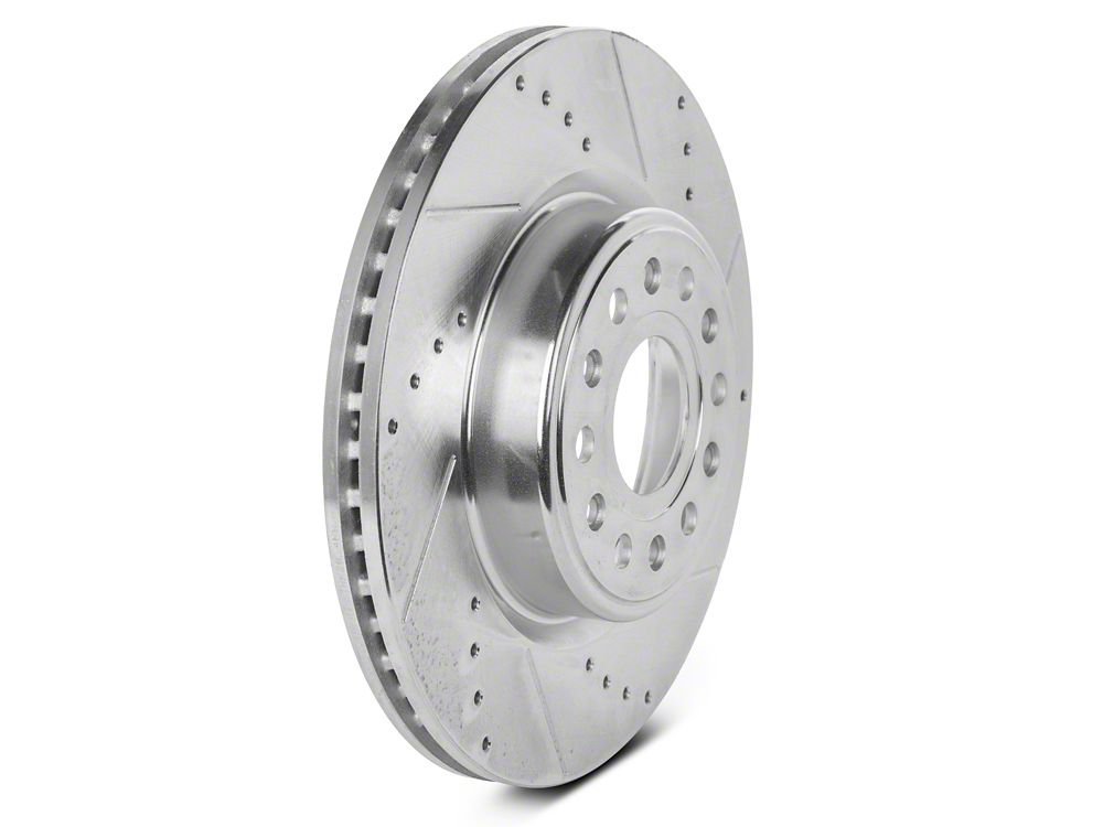 C&L Super Sport HD Cross-Drilled and Slotted 6-Lug Rotors; Front Pair (19-25 RAM 1500, Excluding RHO & TRX)