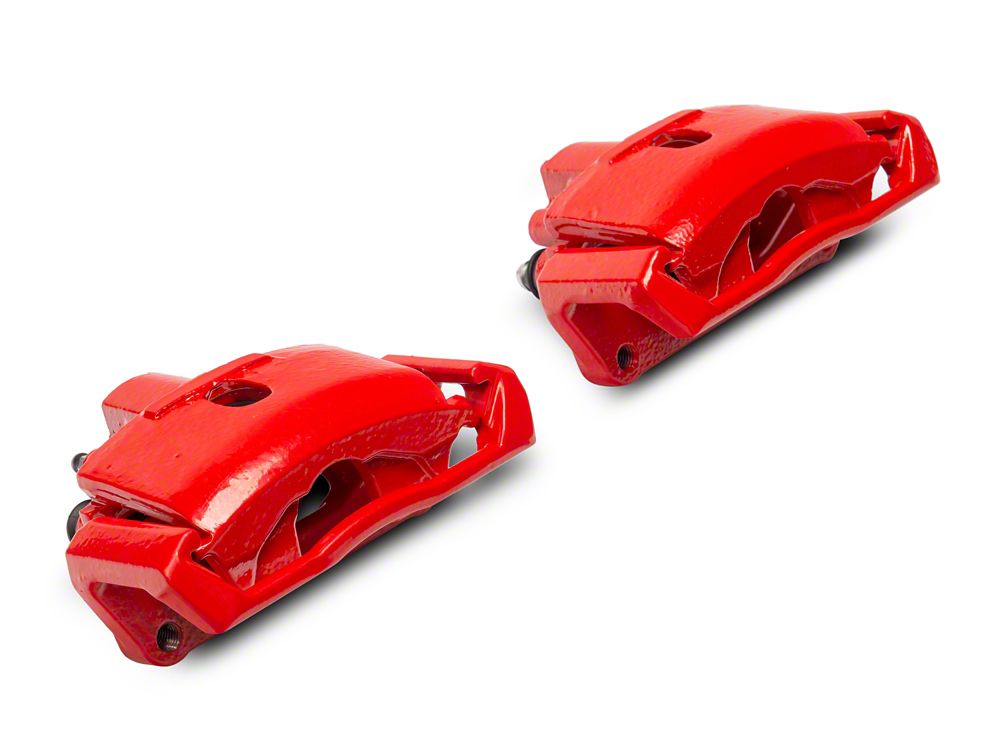 C&L Performance Rear Brake Calipers; Red (02-18 RAM 1500, Excluding SRT-10 & Mega Cab)