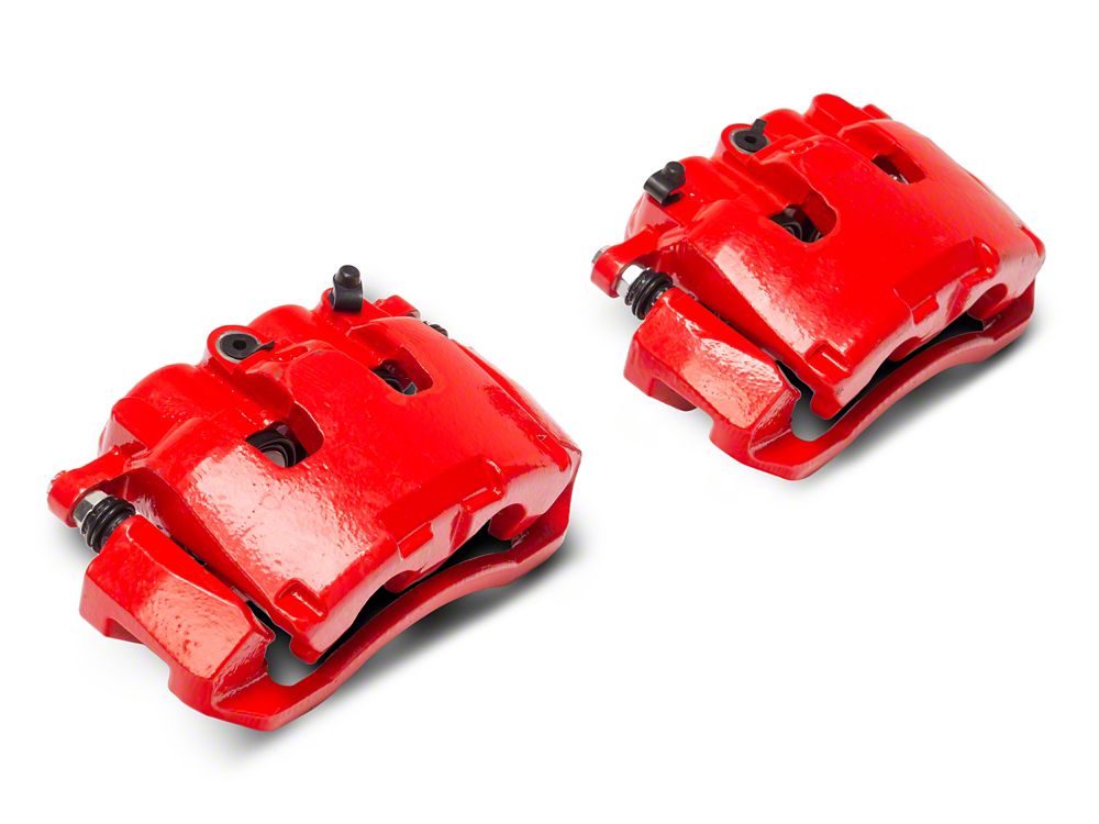 C&L Performance Front Brake Calipers; Red (09-18 RAM 1500)