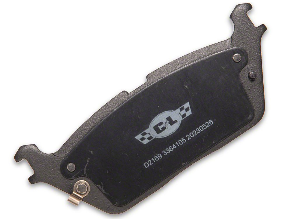 C&L Super Sport Ceramic Brake Pads; Rear Pair (19-25 RAM 1500)