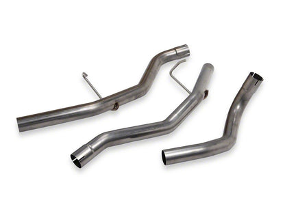 C&L Dual Exhaust System with Black Tips; Rear Exit (19-24 5.7L RAM 1500 w/ Factory Dual Exhaust)