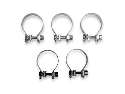 C&L Dual Exhaust System with Black Tips; Rear Exit (19-24 5.7L RAM 1500 w/ Factory Dual Exhaust)