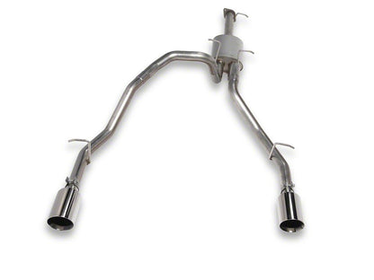C&L Dual Exhaust System with Polished Tips; Rear Exit (19-24 5.7L RAM 1500 w/ Factory Dual Exhaust)