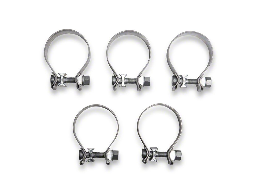 C&L Dual Exhaust System with Polished Tips; Rear Exit (19-24 5.7L RAM 1500 w/ Factory Dual Exhaust)