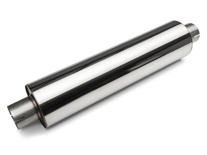 C&L Single Exhaust System with Polished Tip; Side Exit (14-18 5.3L Silverado 1500)