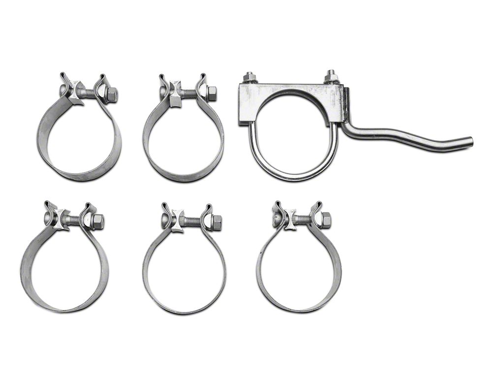 C&L Single Exhaust System with Polished Tip; Side Exit (14-18 5.3L Silverado 1500)