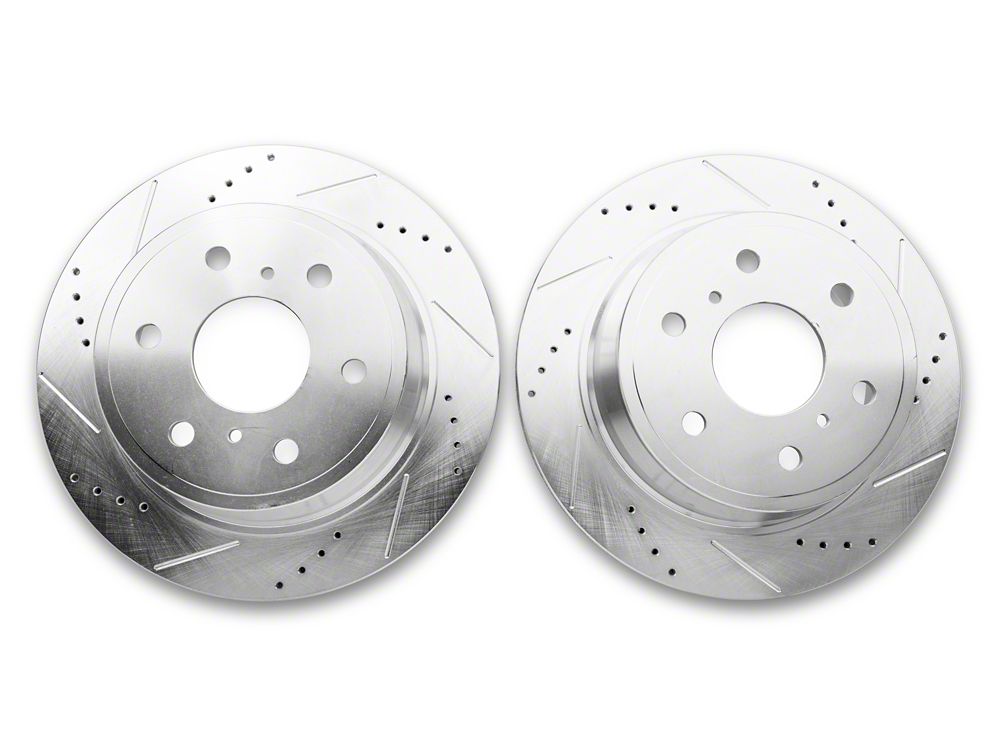 C&L Super Sport HD 6-Lug Brake Rotor and Pad Kit; Rear (14-18 Silverado 1500)